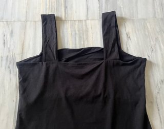 Body negro de tirantes anchos H&M