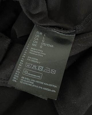 Body negro de tirantes anchos H&M