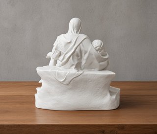 Escultura La Piedad de Miguel Ángel Estilo Clásico