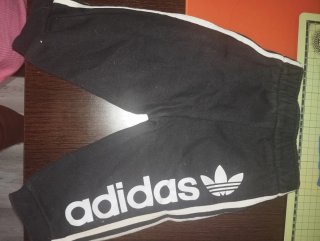 Pantalón bebé Adidas negro 6 meses
