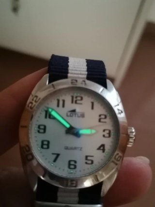 Reloj Lotus Plata y Azul