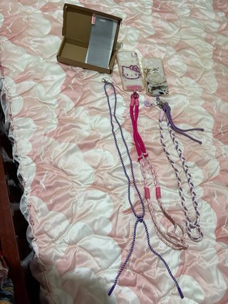 2 Fundas Móvil con Colgante y Cristal Templado