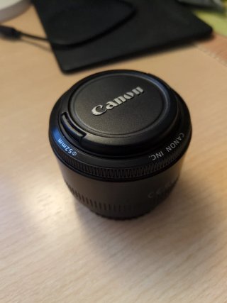 Objetivo canon EF 50mm 1:1.8 II