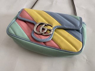 Borsa Gucci GG Marmont Multicolore a Spalla, Buone Condizioni