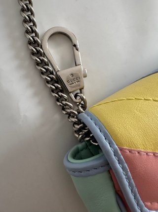 Borsa Gucci GG Marmont Multicolore a Spalla, Buone Condizioni