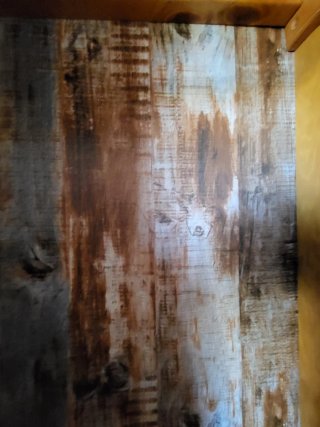 Armario ropero de madera azul