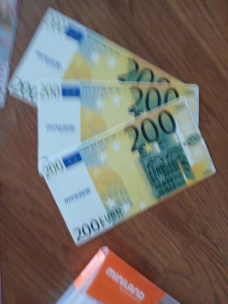 Billetes y monedas de Euro Miniland
