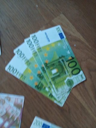 Billetes y monedas de Euro Miniland