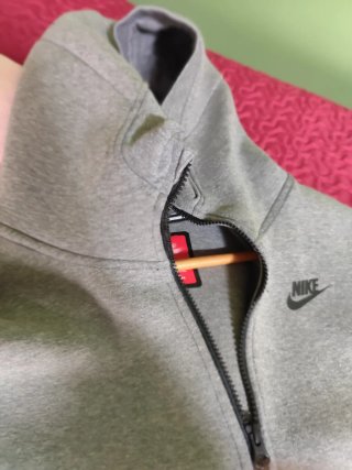 Chaqueta larga Nike gris
