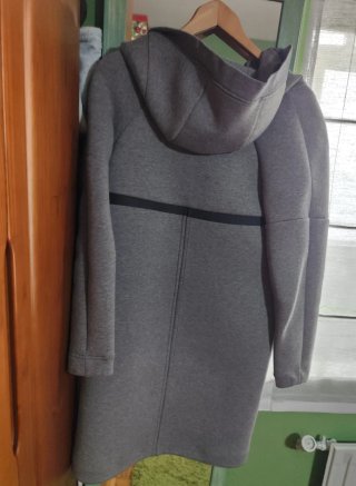 Chaqueta larga Nike gris