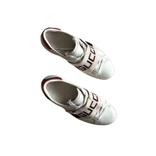 Gucci Ace Stripe Sneakers in Pelle Donna Taglia US