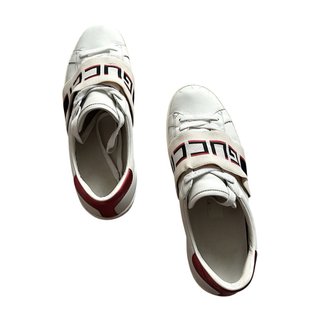 Gucci Ace Stripe Sneakers in Pelle Donna Taglia US