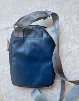 Borsello uomo Piquadro a tracolla - Blu / Grigio