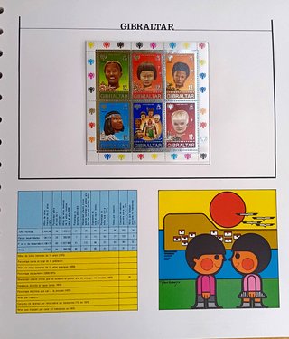 Álbum Filatelia Europea UNICEF 1979