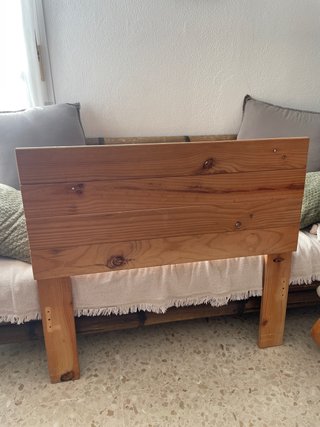 Cabecero de madera 90cm
