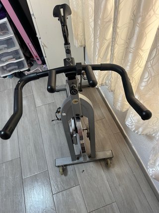 Bicicleta de Spinning Gris
