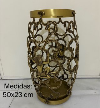 Paragüero de bronce estilo antiguo