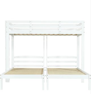 Litera Triple Madera Blanca
