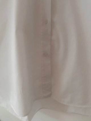 Camisa Oversize Zara Blanca Talla Única
