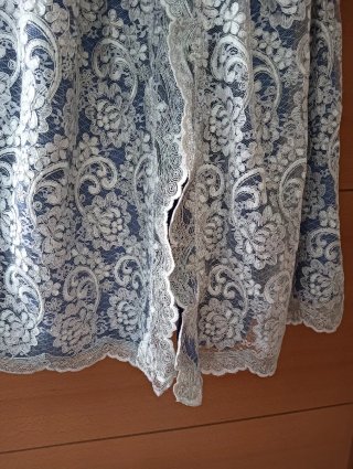 Saya de encaje y brocado Traje de Gloria