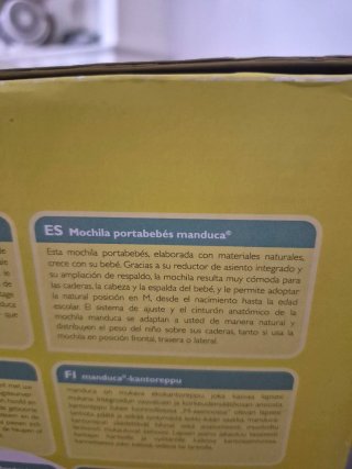 Manduca Mochila Portabebés BioAlgodón/Cáñamo