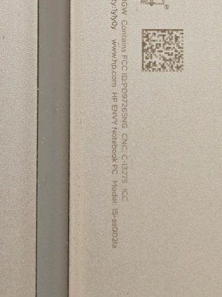 HP Envy piezas 16' piezas