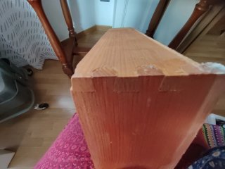 Escritorio antiguo de pino
