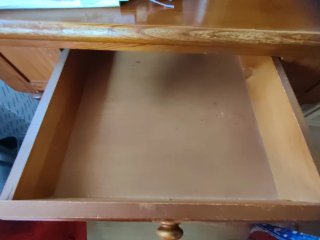 Escritorio antiguo de pino