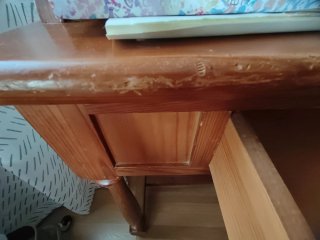 Escritorio antiguo de pino