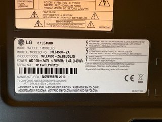 TV LG 37’’ + Soporte
