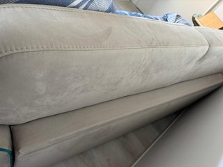 Divano letto matrimoniale beige 196 cm