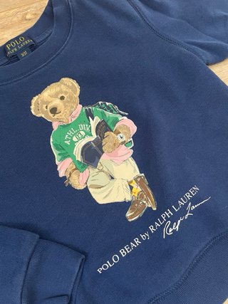 Sudadera invierno Polo Ralph Lauren Oso Niño