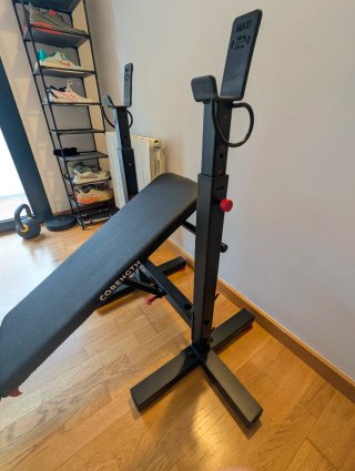 Banco musculación Corength rack plegable