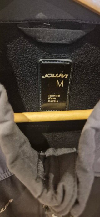 Cortavientos Joluvi Negro y Gris
