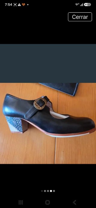 Zapatos Begoña Cervera flamenco Negros Talla 40