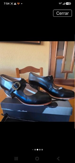 Zapatos Begoña Cervera flamenco Negros Talla 40