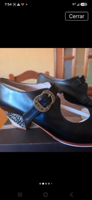 Zapatos Begoña Cervera flamenco Negros Talla 40