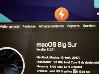 MacBook Retina 12 i5 2017 Gris Espacial