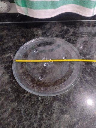Plato de vidrio para microondas 30cm