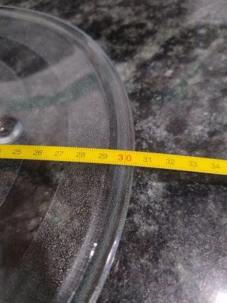 Plato de vidrio para microondas 30cm