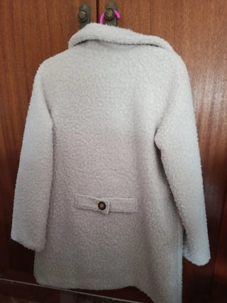 Chaquetón niña talla 15 años beige.