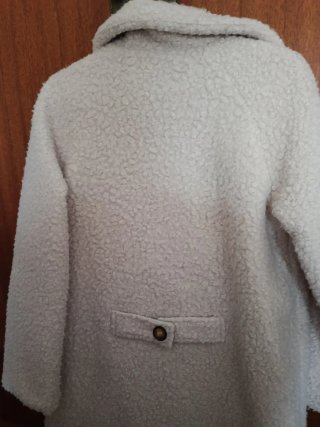 Chaquetón niña talla 15 años beige.