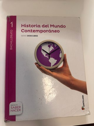 Historia del mundo contemporáneo, 1 bachillerato