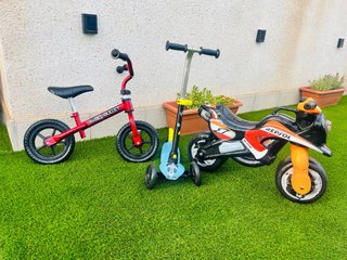 Pack Patinete, Bici y Moto Infantil