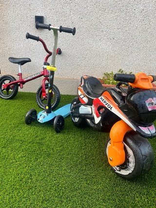 Pack Patinete, Bici y Moto Infantil