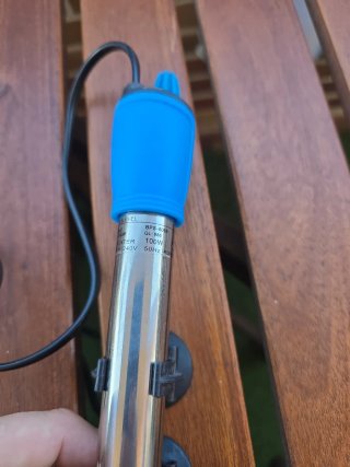 Calentador BPS Acuario Acero 100W
