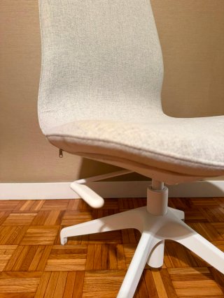 Silla Ikea Beige/Blanca Tela