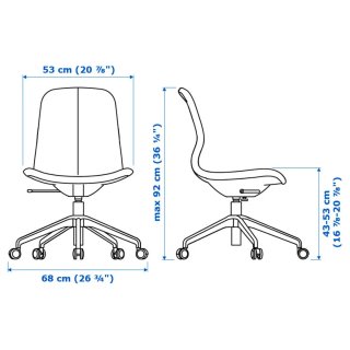 Silla Ikea Beige/Blanca Tela