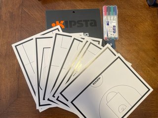 Pizarra táctica multideportes con rotuladores