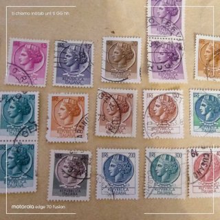 26 Francobolli Serie Siracusana Usati